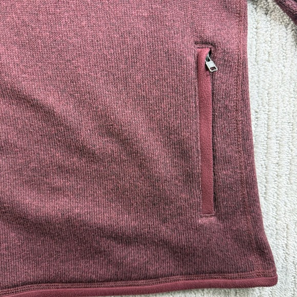 Patagonia Better Sweater Full Zip Women's Fleece Jacket Size XL Maroon - Picture 6 of 11